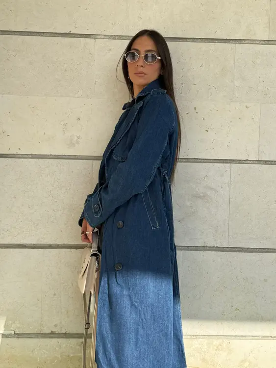 מעיל טרנץ ג';ינס