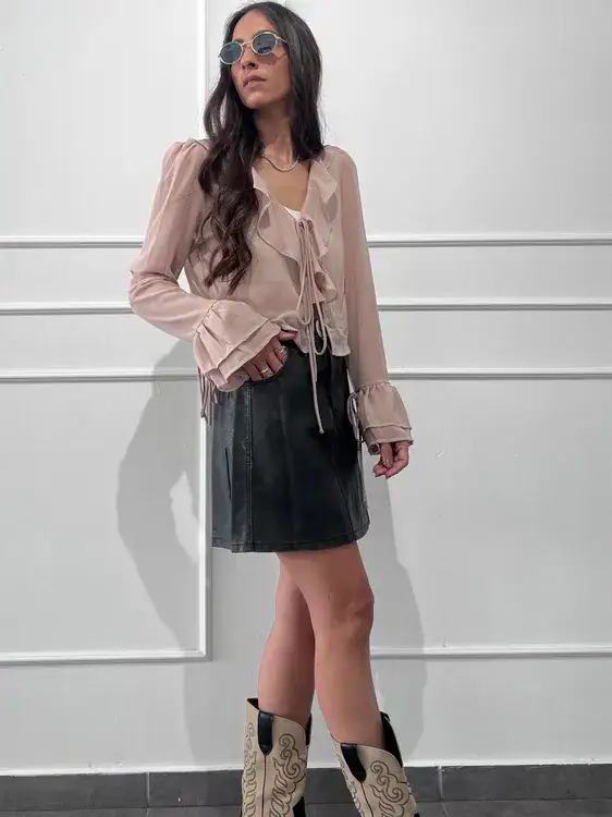 חולצת שיפון אנבל