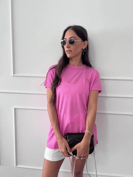 ניקי קרעים ורוד