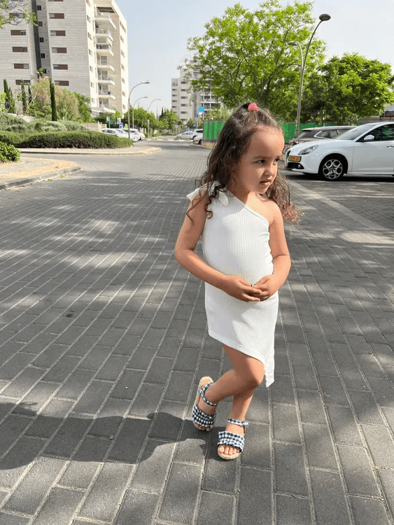 שמלת כתף אחת מידה 16